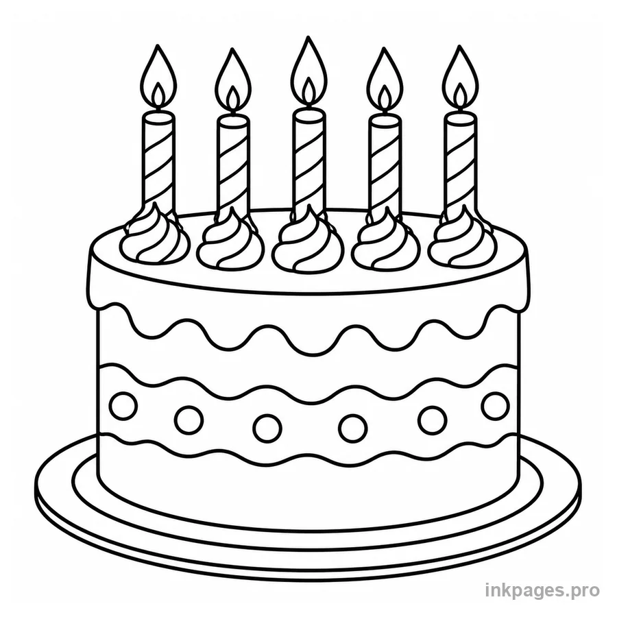 Birthday coloring pages