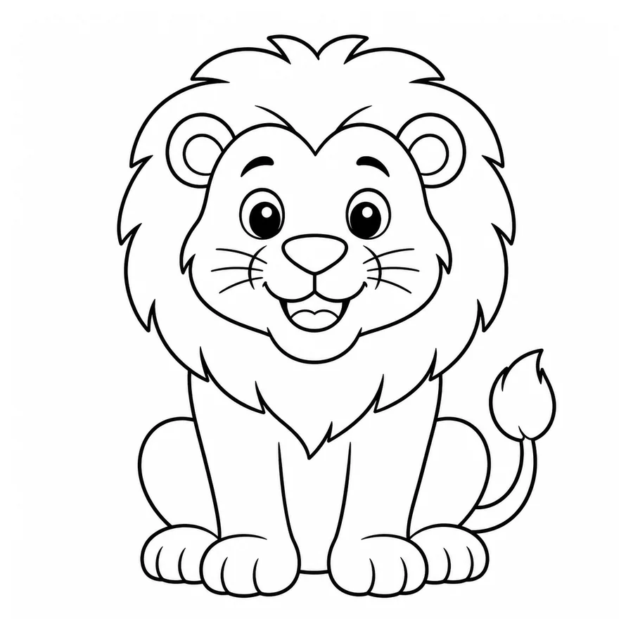 Lion coloring pages