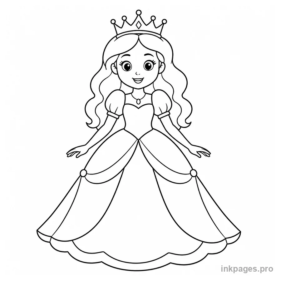 Princess coloring pages